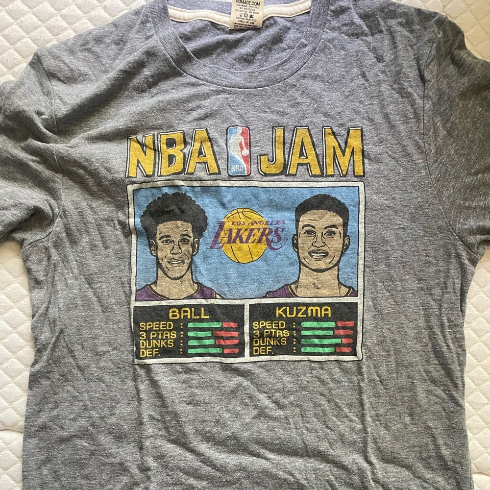 NBA jam Lakers shirt